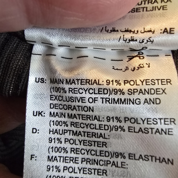 NWT adidas Women's Tiro3-Stripes Velour Flared Leggings Ribbed Dark Grey Size L - Picture 12 of 12